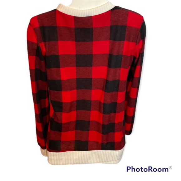 Long sleeve Buffalo plaid top - Picture 2 of 12